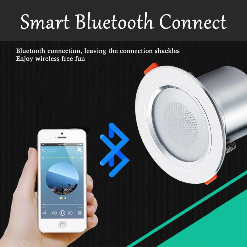 Bluetooth Downlight LED Bluetooth Music Downlight Wireless Bluetooth Home One-Drag Multi-Link Synchronous Audio Downlight Bluetooth Downlight LED Bluetooth Music Downlight Wireless Bluetooth Home One-Drag Multi-Link Synchronous Audio Downlight