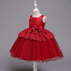 Children's small princess costume, dress sleevless, suit, European style, wholesale