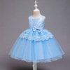 Children's small princess costume, dress sleevless, suit, European style, wholesale