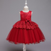 Children's small princess costume, dress sleevless, suit, European style, wholesale