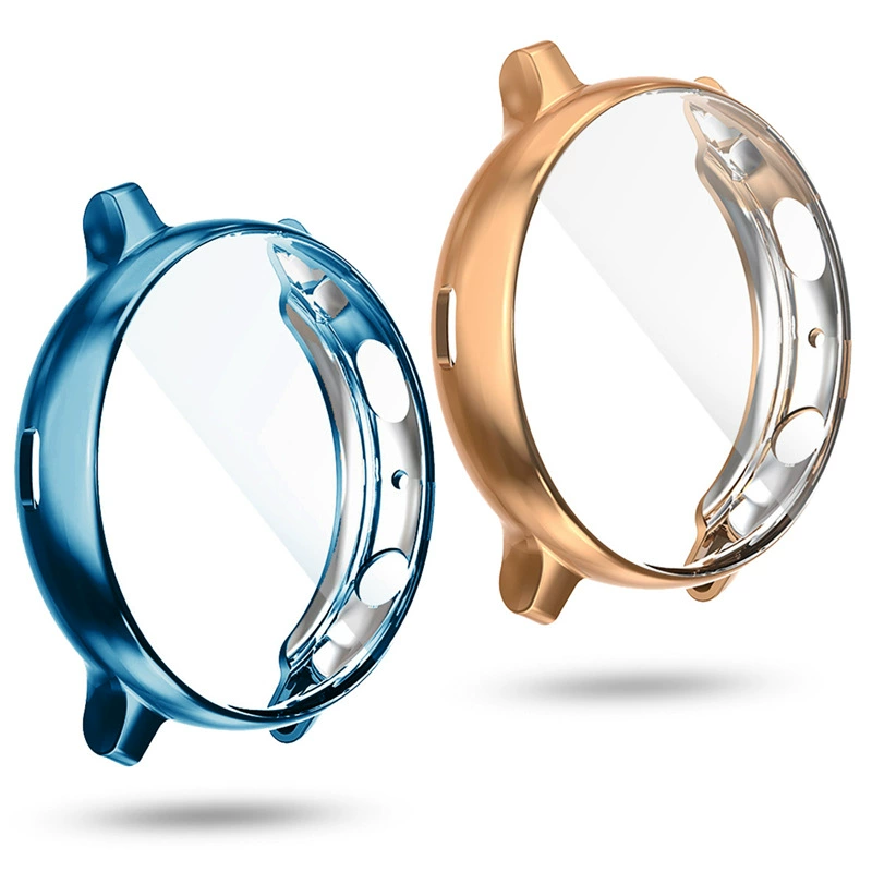 Совместимо с Samsung Galaxywatch Active2, полноформатный TPU защитный чехол с электролитовым гальваническим покрытием R830/R820
