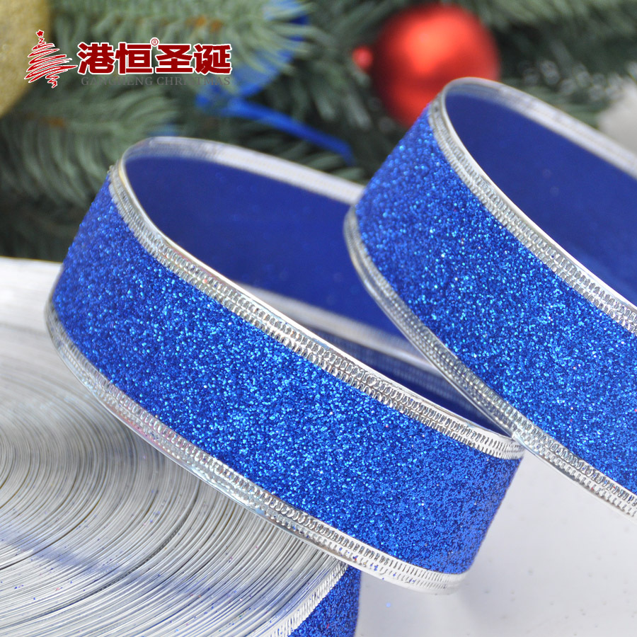 Hong Kong Heng cinta decorativa de Navidad 3/3,8 cm brillo rosa cinta decorativa colorida cinta de embalaje de regalo de Navidad