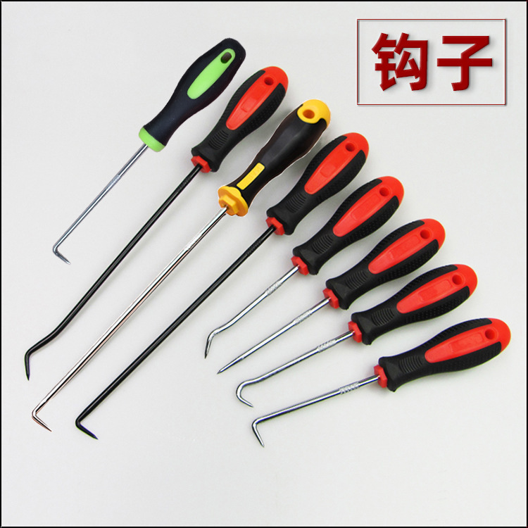 Puller hook oil seal screwdriver 4-piece set screwdriver right angle hook toner cartridge powder auto protection tool removal O-ring Puller hook oil seal screwdriver 4-piece set screwdriver right angle hook toner cartridge powder auto protection tool removal O-ring