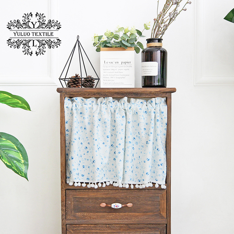 Canvas American Style Pastoral Style Cabinet Curtain Cabinet Door Curtain Partition Curtain Windshield Household Fabric Curtain Nordic Style Water Curtain Canvas American Style Pastoral Style Cabinet Curtain Cabinet Door Curtain Partition Curtain Windshield Household Fabric Curtain Nordic Style Water Curtain