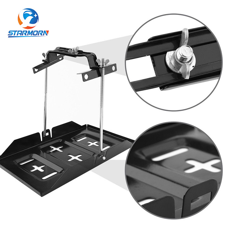 Batería de coche soporte fijo batería estable bandeja soporte batería de coche soporte de bandeja sólida