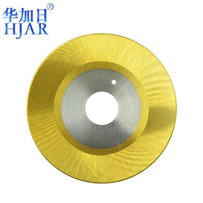 镀钛切布圆刀U形地毯切割刀梯形地毯齿刀 镀钛地毯圆刀片厂家供应