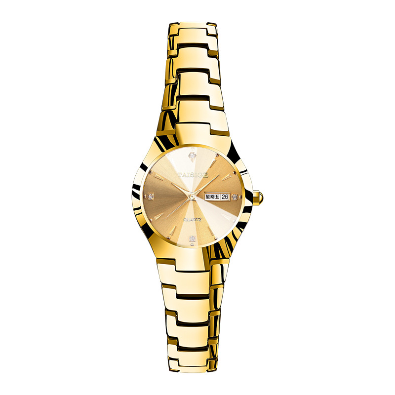 Double Calendar Gold Plate