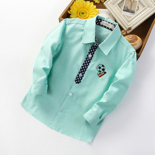 Boys' shirts long sleeves Children's shirts Children's shirts Boys' shirts Spring and Autumn Manufacturer Boys' shirts