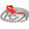 Factory direct selling pet dog iron chain dog traction rope collar pet supplies one piece of wholesale