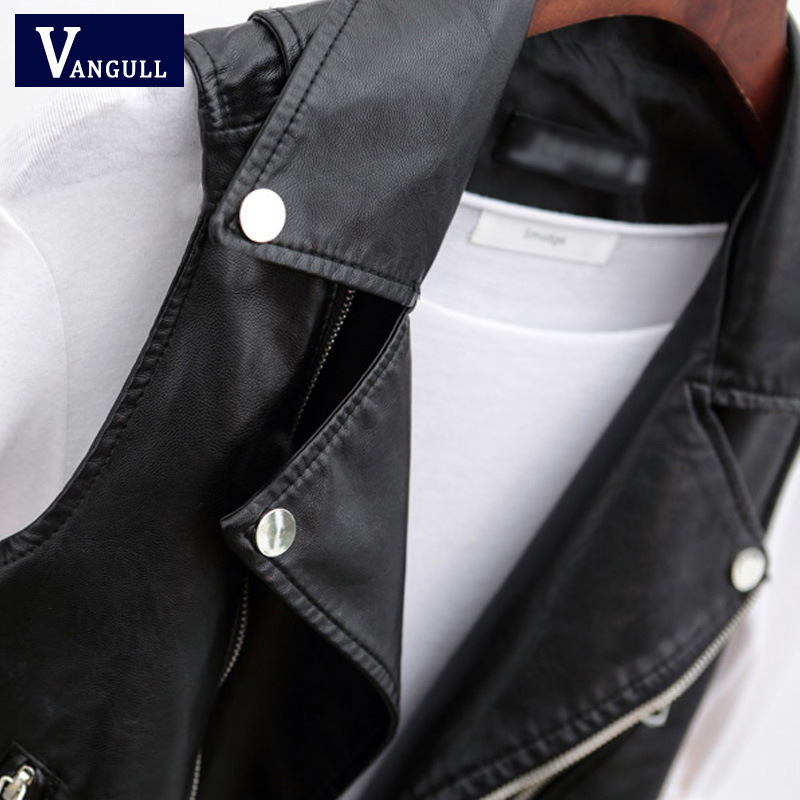 Spring and Autumn New Leather Vest Women's Short Korean Style Sleeveless Leather Jacket Pu Cut Shoulder Small Belt Leather Jacket