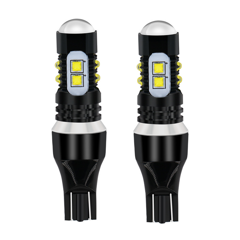 Amazon nuevo T15 coche de luz de marcha atrás LED ancho de luz 10smd cree resalte lente trasera