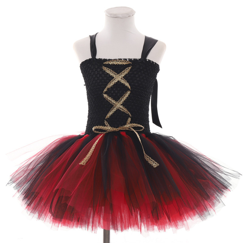 Exclusivo transfronterizo para las niñas Bola de vacaciones pirata ropa de rendimiento pettiskirt Amazon nuevos niños princesa vestido