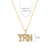 Trend pendant hip-hop style, necklace, accessory, European style, diamond encrusted