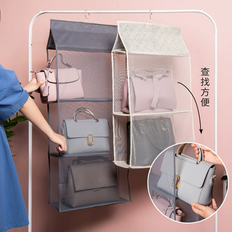 Storage system, dustproof protective bag, storage bag for home use, hanging organiser