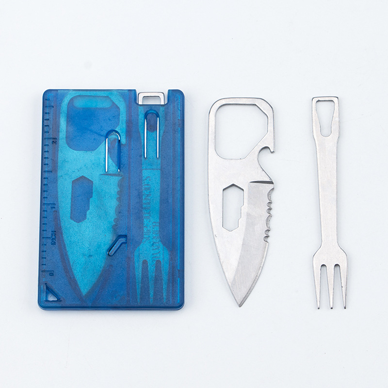 Outdoor Portable Dinner Multi-Function Tool Card Camping BBQ Cutlery Mini Carry Steak Knife Set_voghion.com