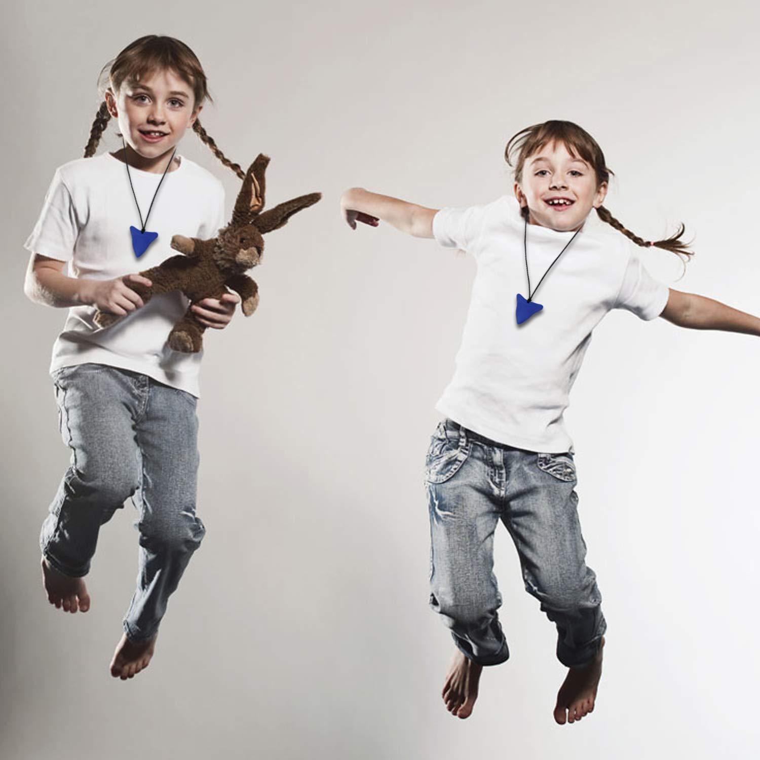 Amazon explosión silicona tiburón diente pegamento silicona niños molares collar colgante masticable sensorial creativo