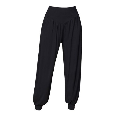Dance pants, yoga pants, pocket pants, lantern pants, wide-leg pants, high-waisted modern dance pants, loose adult casual home pants