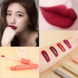 TikTok, блеск для губ, матовый комплект для школьников, водонепроницаемая подарочная коробка, 4 шт, долговременный эффект