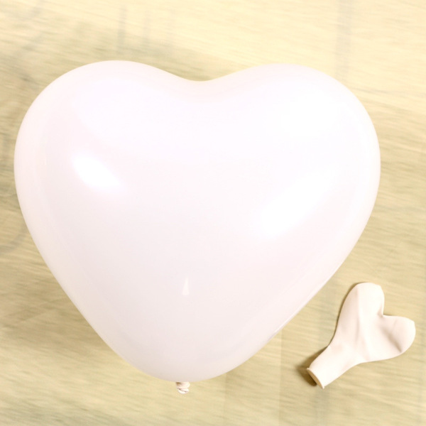 Latex balloon heart shaped