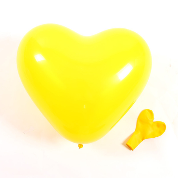 Latex balloon heart shaped