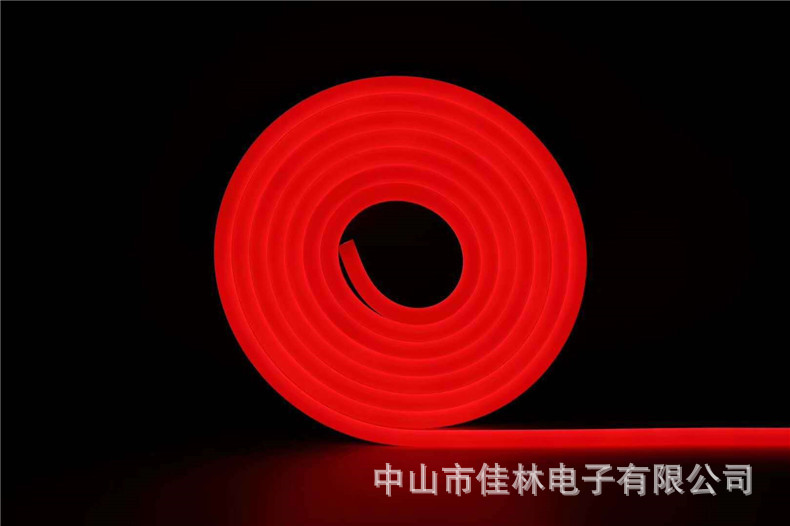 Tira de luces LED de bajo voltaje 12V, de silicona flexible, estilo neón, barra de luz suave, de fábrica, para decoración, iluminación y letreros publicitarios.