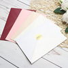 Western -style colored pearl long positive envelope RSVP card small envelope pearl light paper sulfuric acid paper special envelope