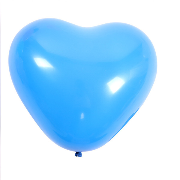 Latex balloon heart shaped