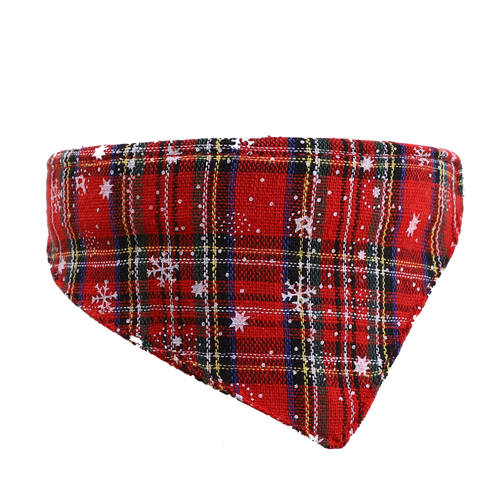 크리스마스 빨간 흰색 눈송이