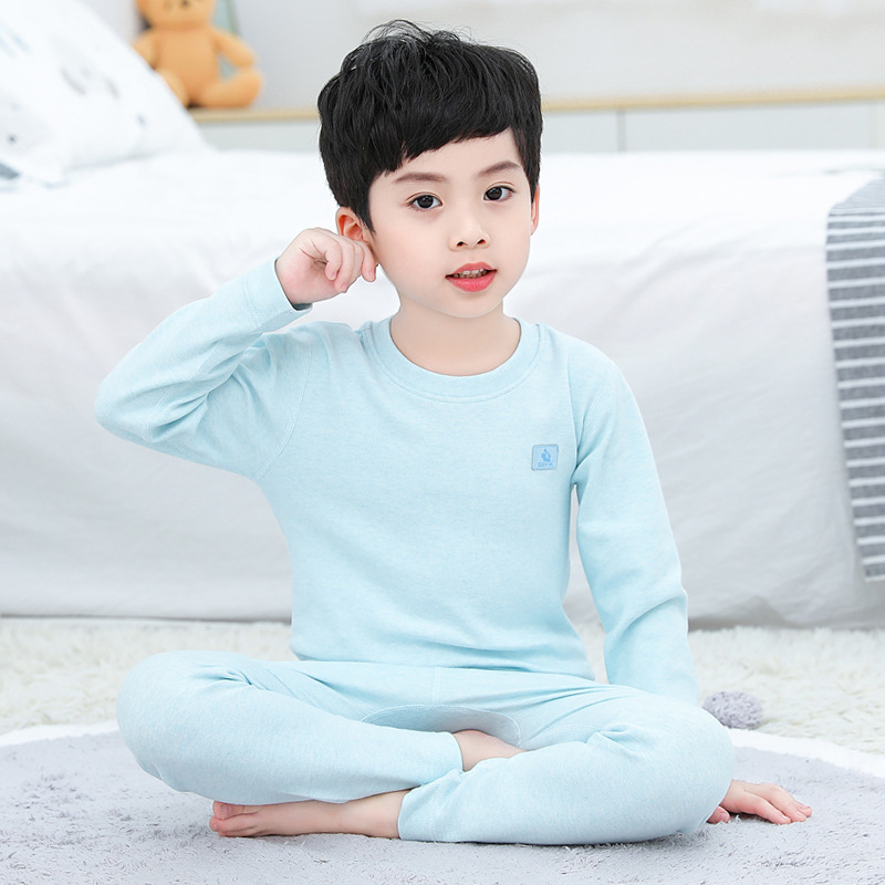 색상 코튼 블루 단색