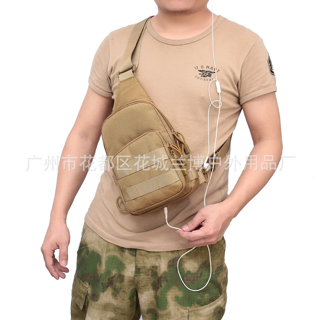 Тактическая нагрудная сумка, велосипедная сумка, маленькая подвесная сумка для спорта на открытом воздухе, камуфляж для альпинизма, готовая горячая модель производителя на одно плечо, прямая доставка