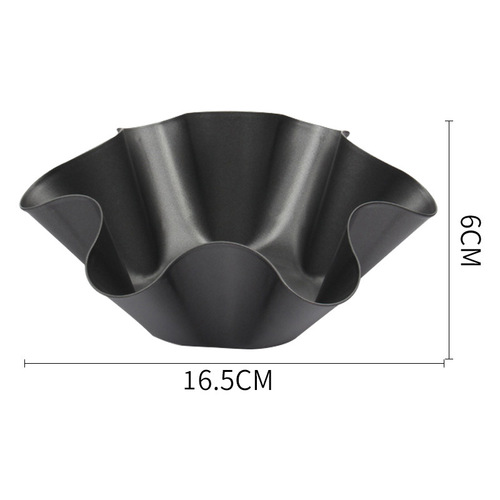 Salad bowl non-stick flower-shaped baking bowl 6-inch 8-inch non-stick carbon steel multigrain tortilla baking mold baking tray baking