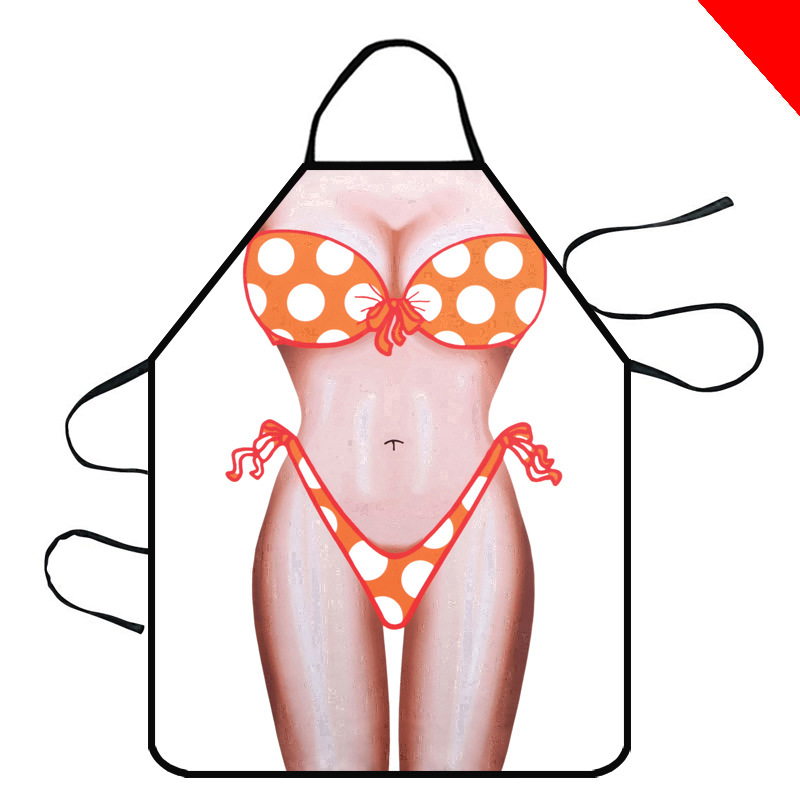 Delantal creativo personalidad divertida Reunión Anual fiesta spoof props olla caliente restaurante invitado delantal fabricante en stock suministro