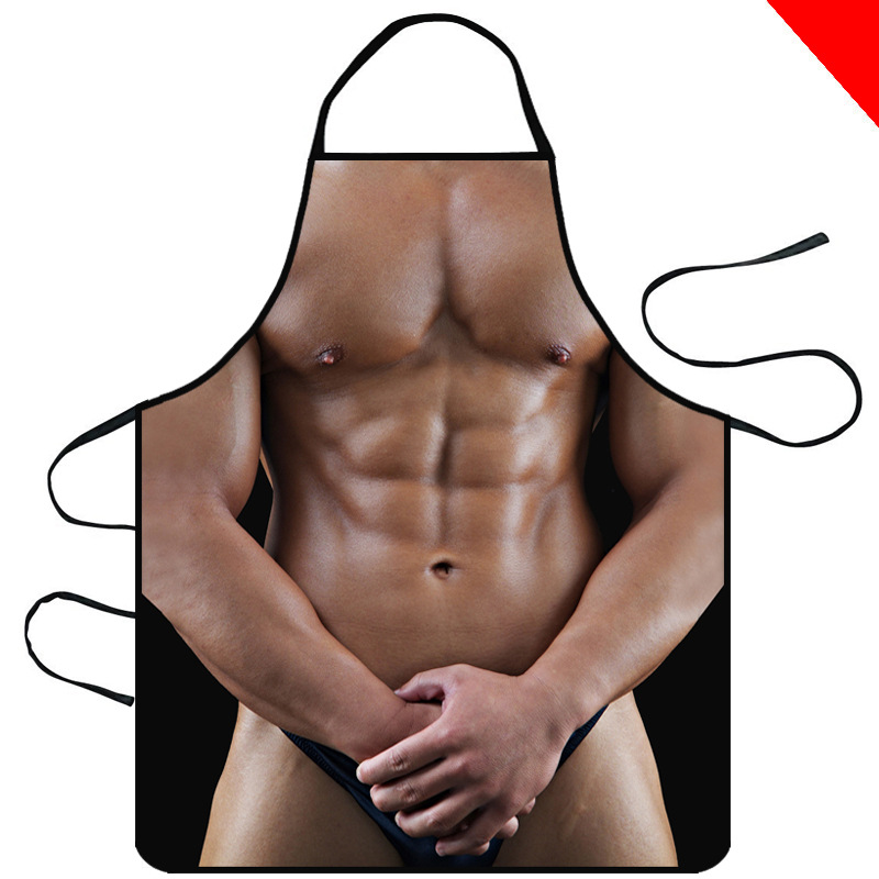 Delantal creativo personalidad divertida Reunión Anual fiesta spoof props olla caliente restaurante invitado delantal fabricante en stock suministro