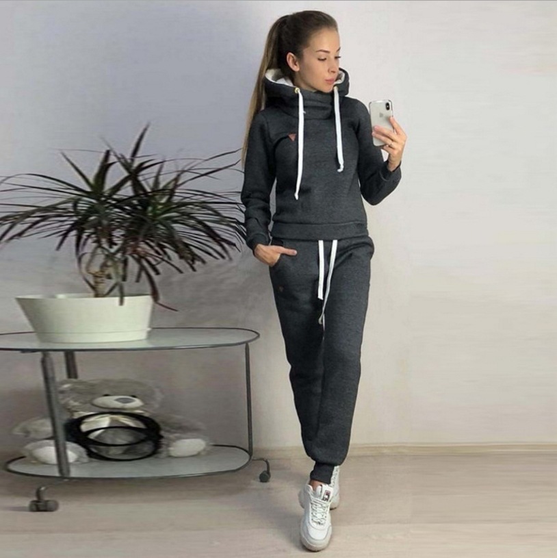 Autumn demi-season velvet sweatshirt for leisure