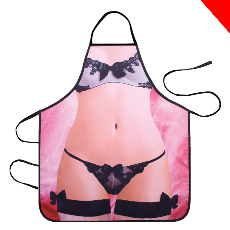 Delantal creativo personalidad divertida Reunión Anual fiesta spoof props olla caliente restaurante invitado delantal fabricante en stock suministro