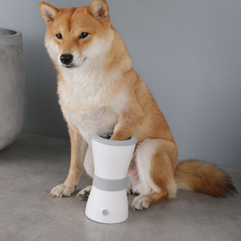 Lavadora de pies para mascotas recargable USB taza de garra de lavado de perros eléctrica taza de lavado de pies para perros automática suministros para mascotas transfronterizos