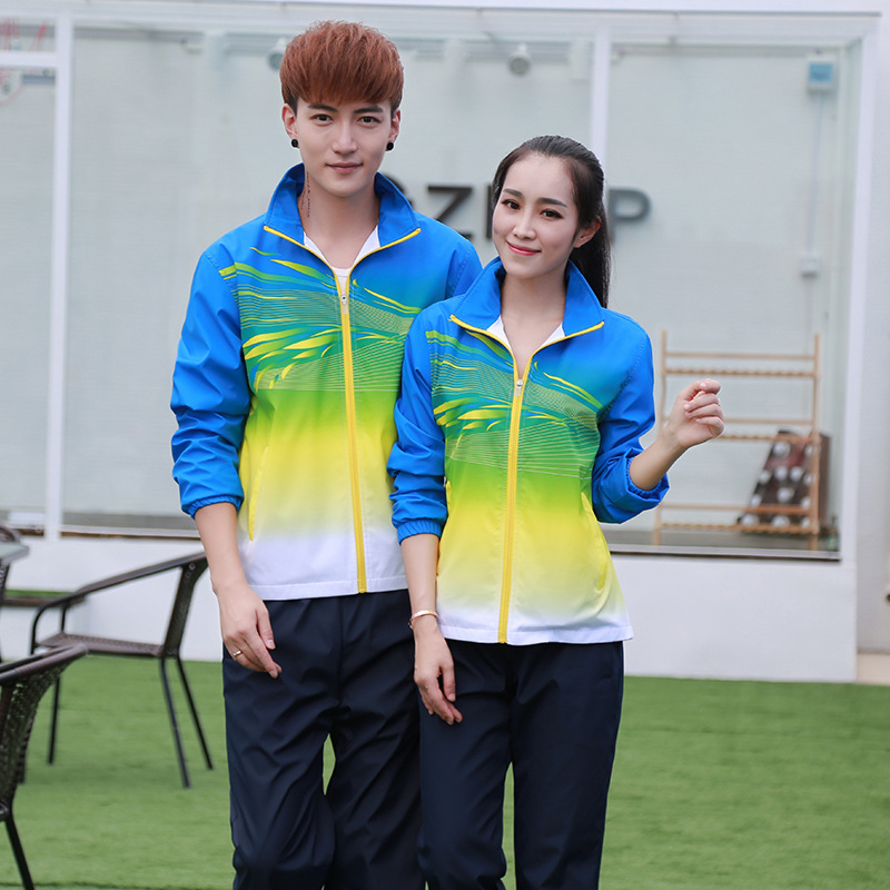 Chinese Team Sportswear Suits for Spring and Autumn, Male and Female Student Class Uniforms, Sports Meet Performance Uniforms, Sports Student Training Team Uniforms