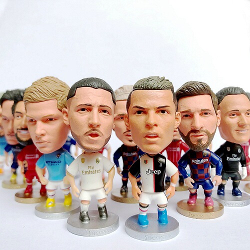 Football fans Real Madrid C, Lewandowski, Messi, Neymar Salah gift star doll, play doll, hand model