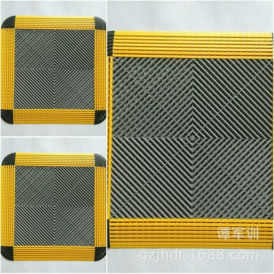 Factory wholesale supply modern simple 4s car foot mat car washing room parking garage splicing floor mat carpet (Avtomobil döşəmə paspasları)