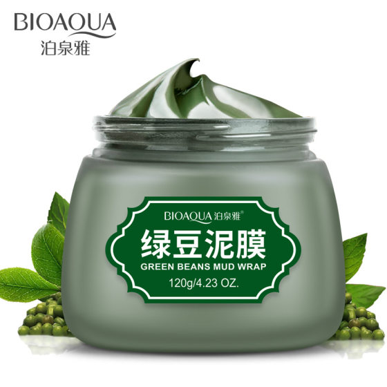 Boquan Ya Mung Bean Mud Mask Mud Mask Spring and Summer Hydrating Mask -374