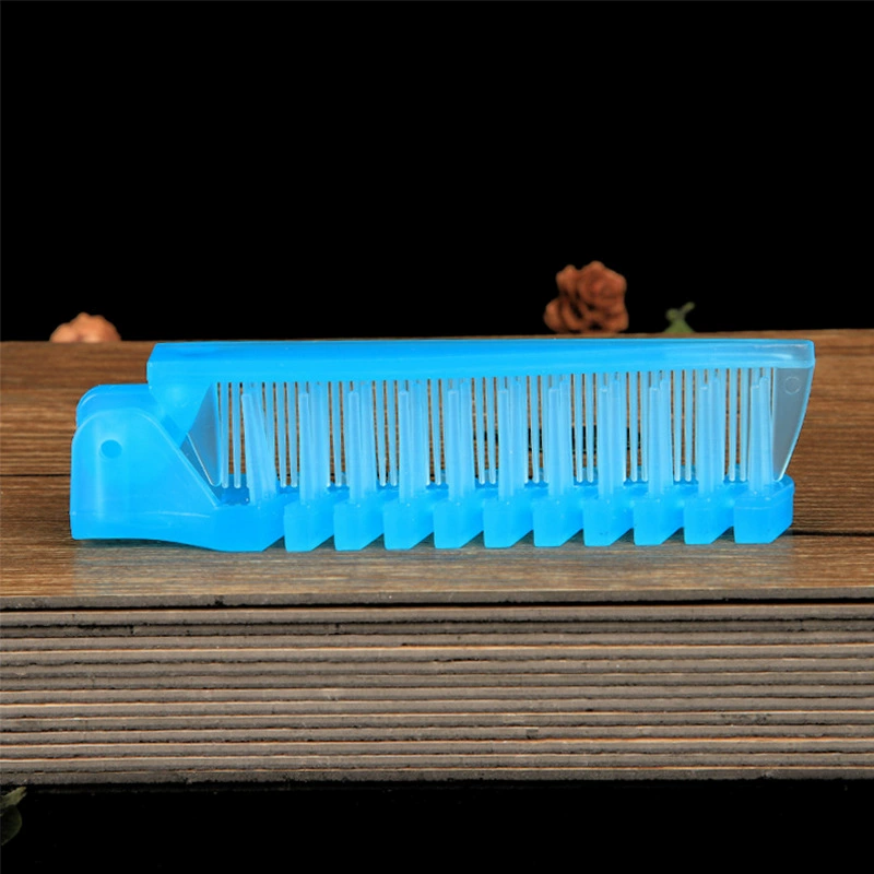 Оптовая Пластиковая Складная Одноразовая расческа отель парикмахерская расческа косметические инструменты портативная Расческа для путешествий