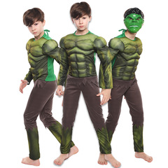 Hulk muscle suit split outfit stage performance party performance props costume boys dress up cosplay costume