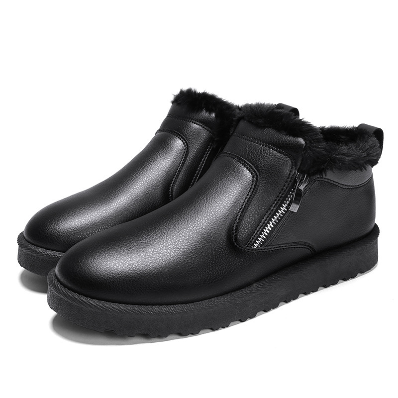 5858 가죽 블랙-남성