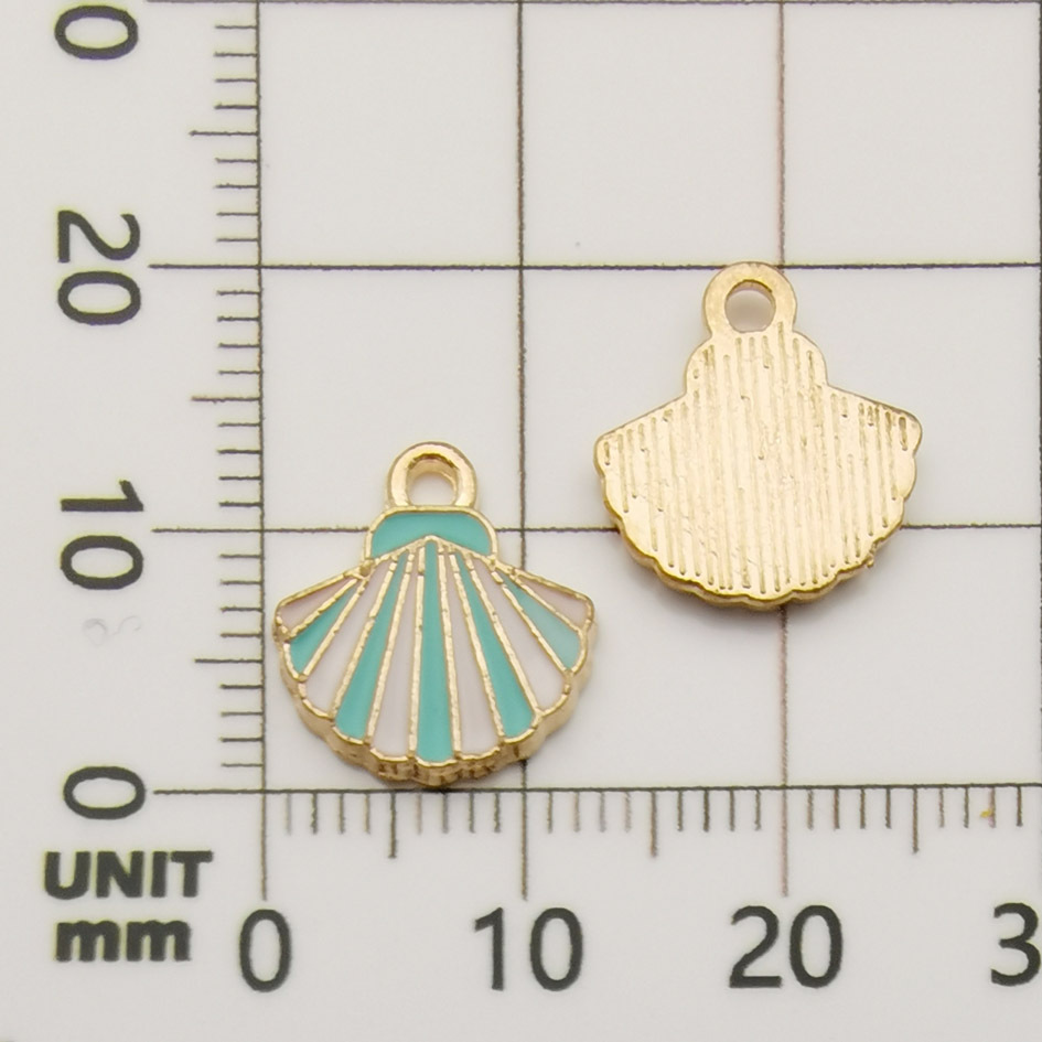 Accesorios de la joyeria bricolaje gota aceite aleación pequeño colgante flor gota aceite colgante marcador colgante collar pulsera colgante