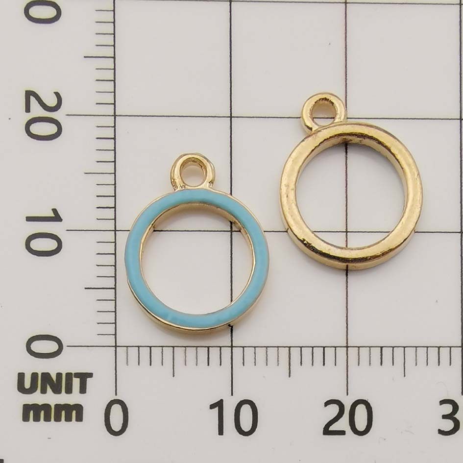 Accesorios de la joyeria bricolaje gota aceite aleación pequeño colgante flor gota aceite colgante marcador colgante collar pulsera colgante