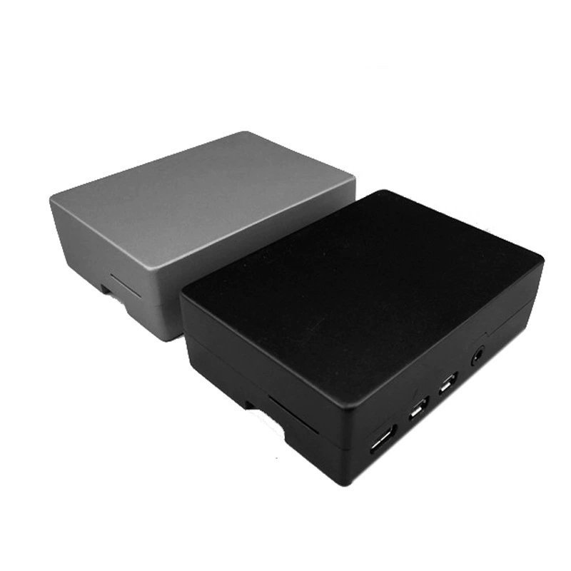 Raspberry Pi 4 - поколение 4B корпус из металла алюминиевый сплав, коробка, кулеры, встроенная система охлаждения, снижено потребление