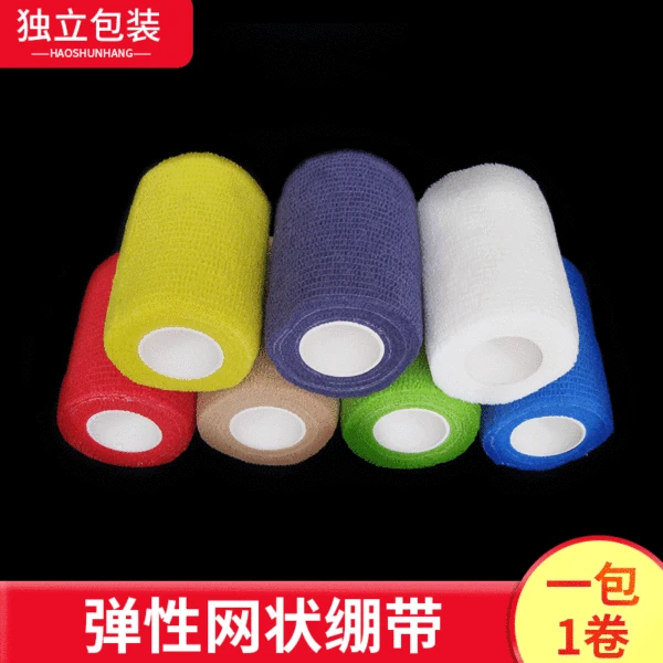 Wholesale non-woven elastic self-adhesive bandage elastic bandage protection finger breathable bandage finger guard dance fan Guard