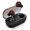 W12 button double -ear Bluetooth headset headset TWS5.1 cross -border ear mechanical capacity display touch