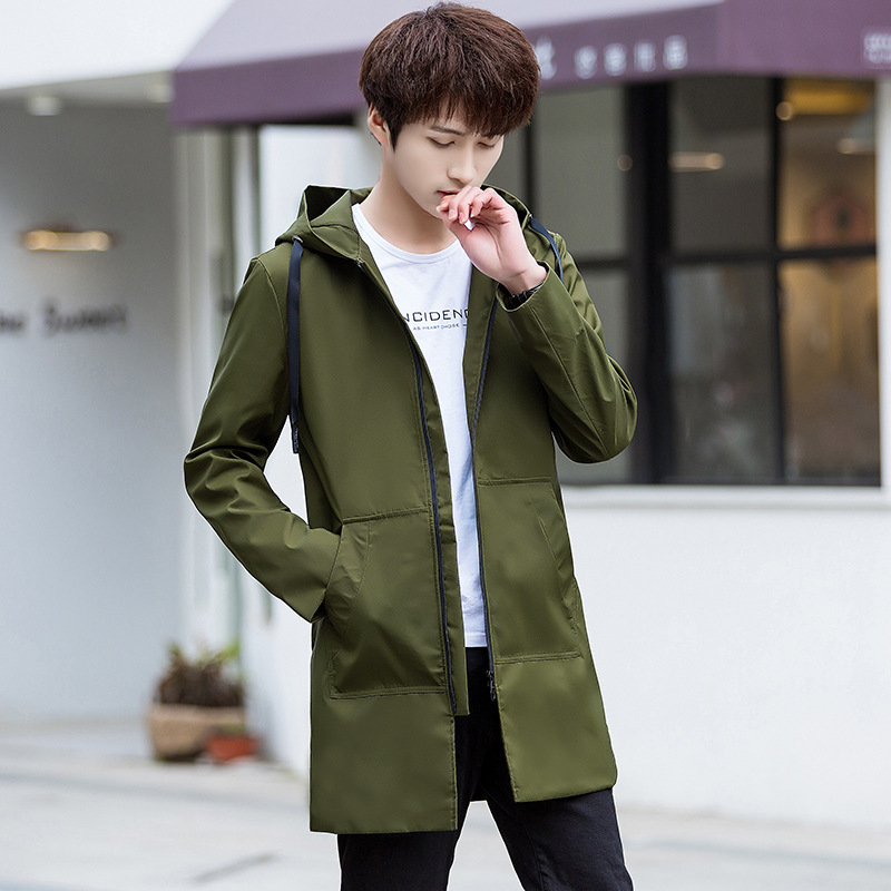 2022 invierno nuevos hombres de longitud media con capucha engrosada cazadora juventud casual más tamaño algodón acolchado abrigo ropa de hombre
