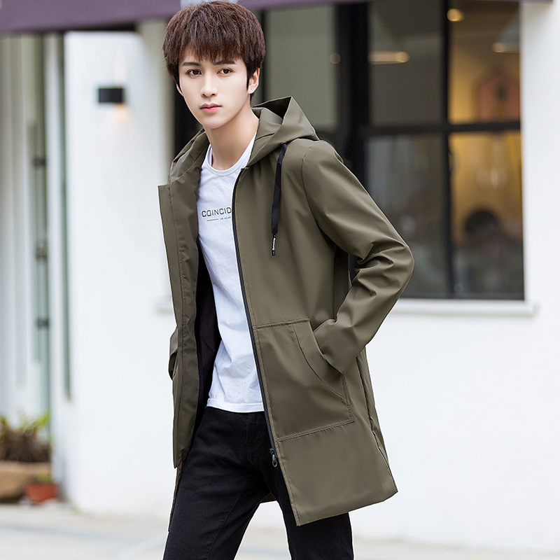 2022 invierno nuevos hombres de longitud media con capucha engrosada cazadora juventud casual más tamaño algodón acolchado abrigo ropa de hombre